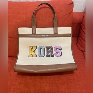 Michael Kors Multicolor Logo Tote Bag
